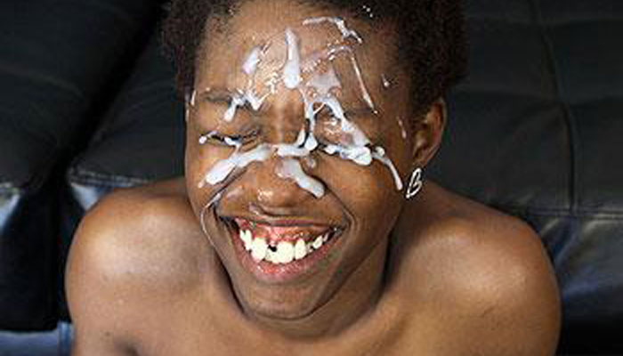 Ghetto Gaggers Arossa Taki gets facially destroyed by white dicks