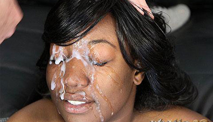 Ghetto Gaggers Serenity gags on a throbbing cock